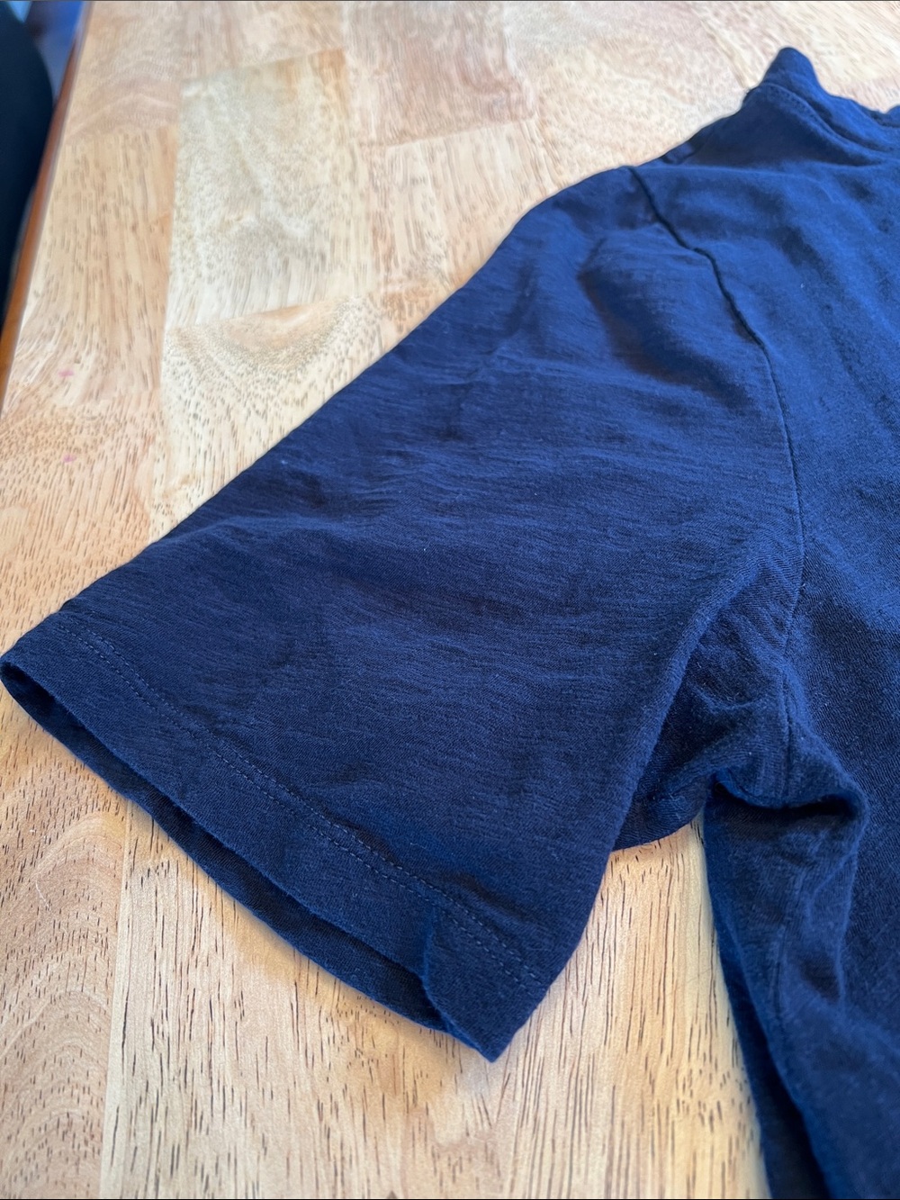LOFT Vintage Soft Short Sleeve Tee Navy Blue Size XL - Picture 5 of 13